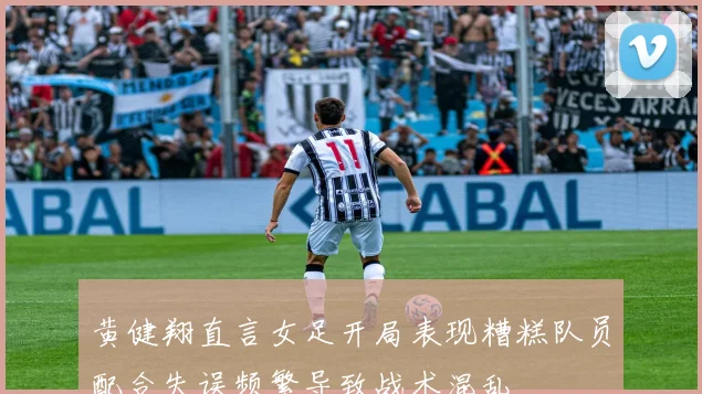 黄健翔直言女足开局表现糟糕队员配合失误频繁导致战术混乱